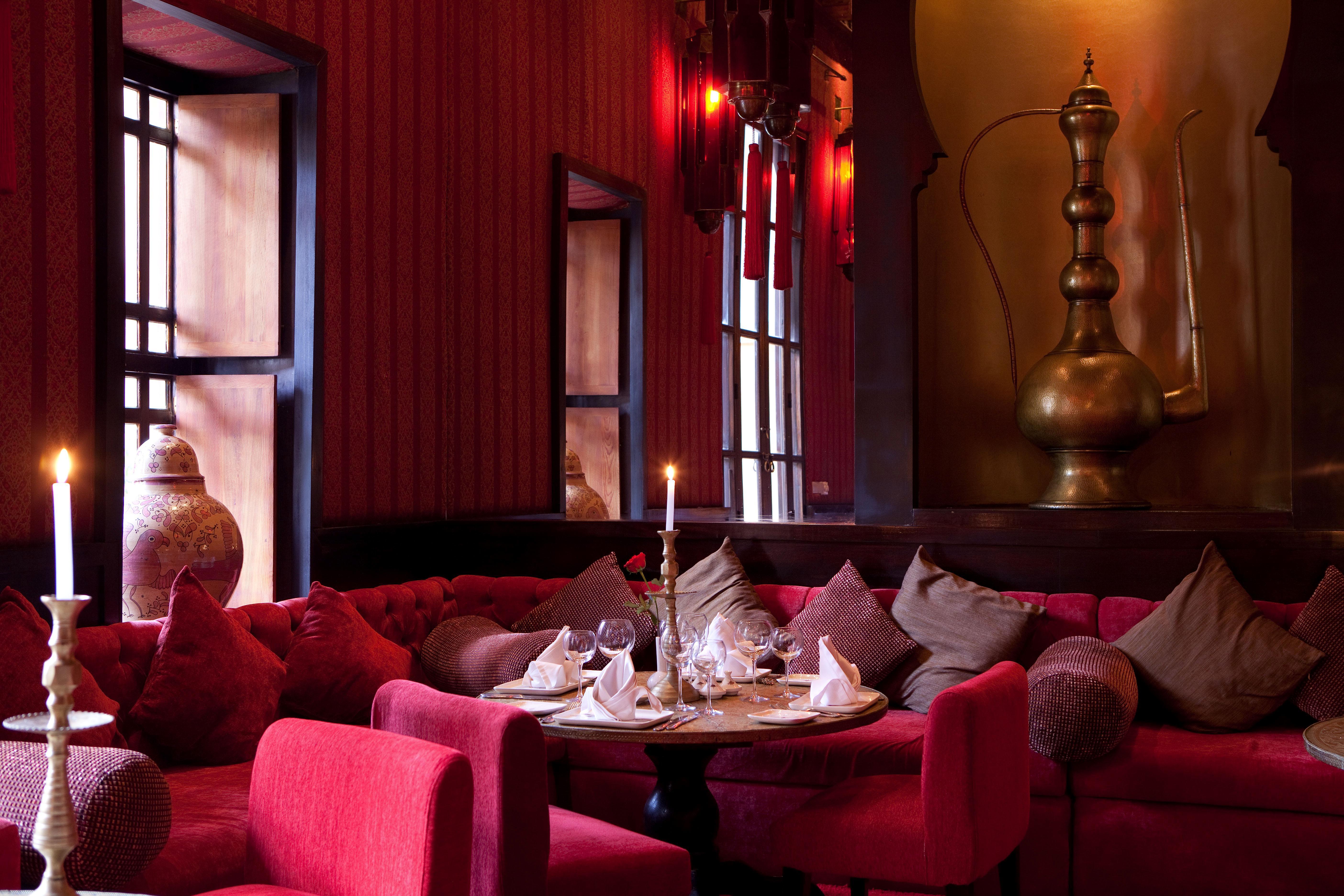 เล ฌาร์แด็ง เดอ ลา กูตูเบีย Hotel มาร์ราเกช ภายนอก รูปภาพ The restaurant