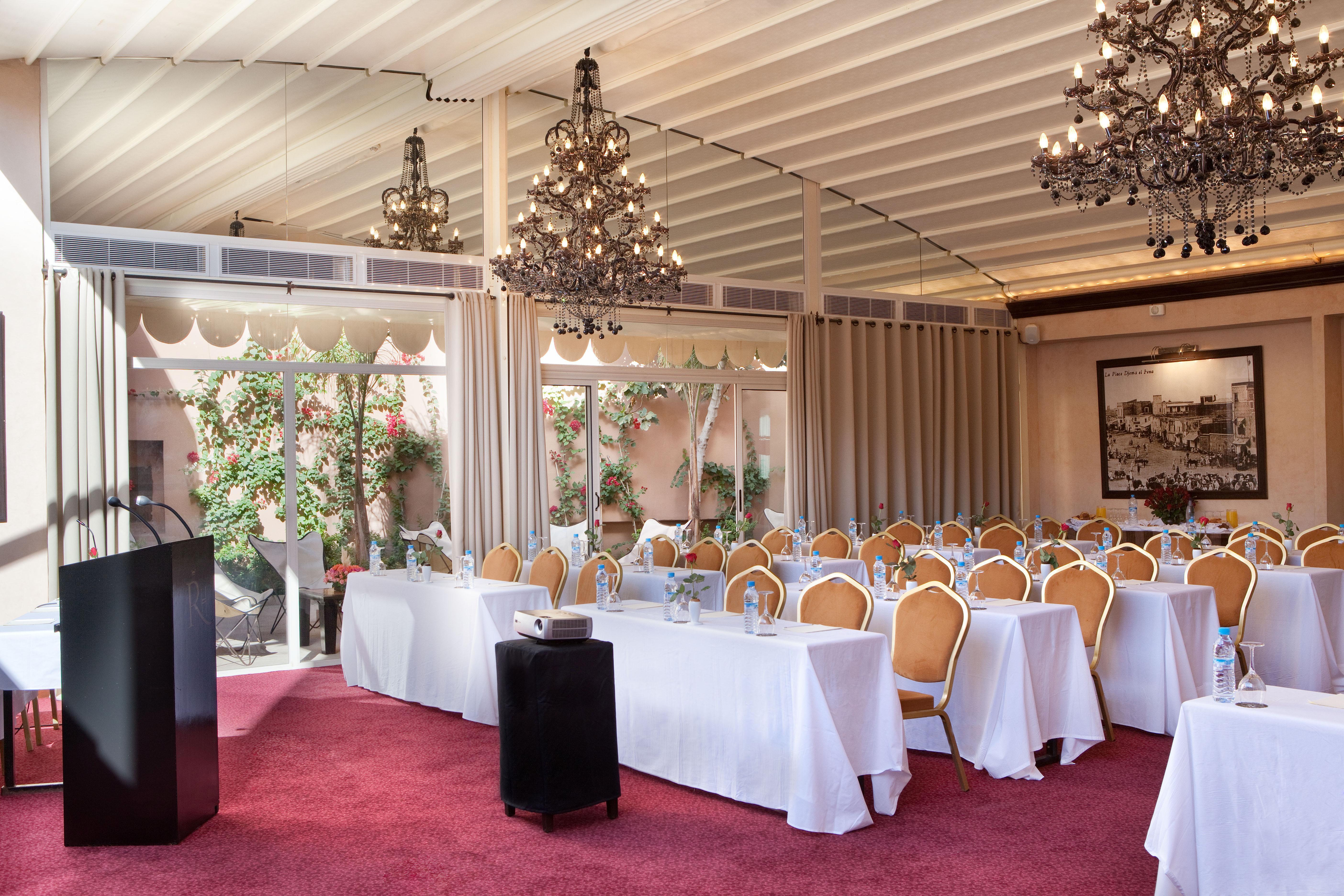 เล ฌาร์แด็ง เดอ ลา กูตูเบีย Hotel มาร์ราเกช ภายนอก รูปภาพ The meeting room