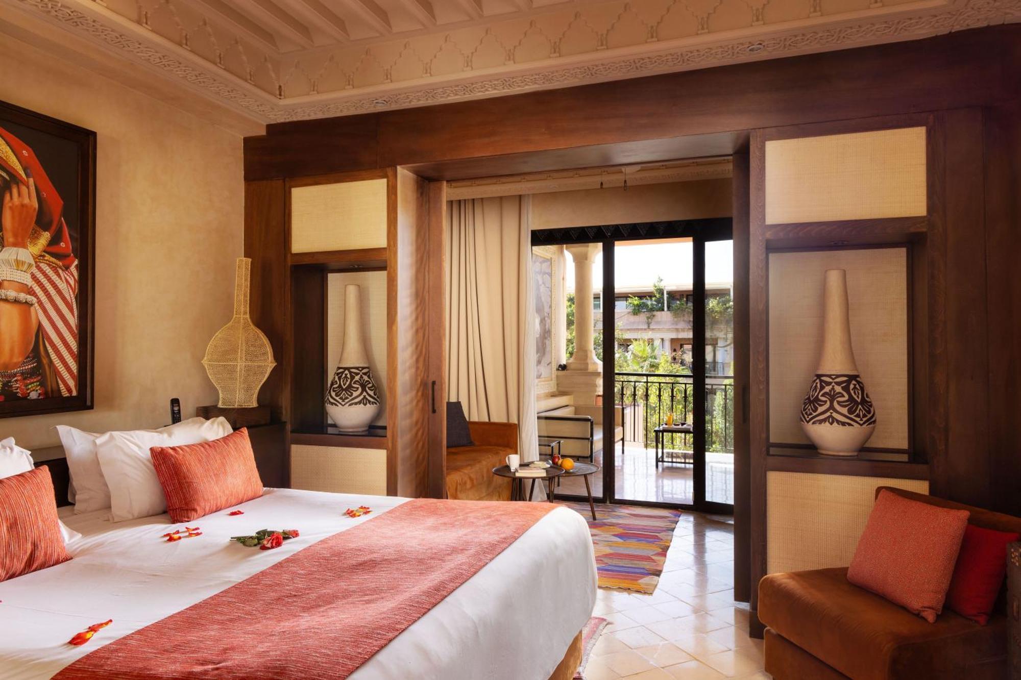 เล ฌาร์แด็ง เดอ ลา กูตูเบีย Hotel มาร์ราเกช ภายนอก รูปภาพ A room at the hotel